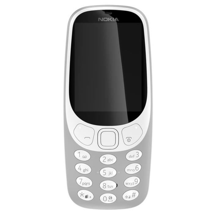 Telephone Mobile - Nokia - 3310 Ds Ta-1030 - 2,4 - Gris - Sms