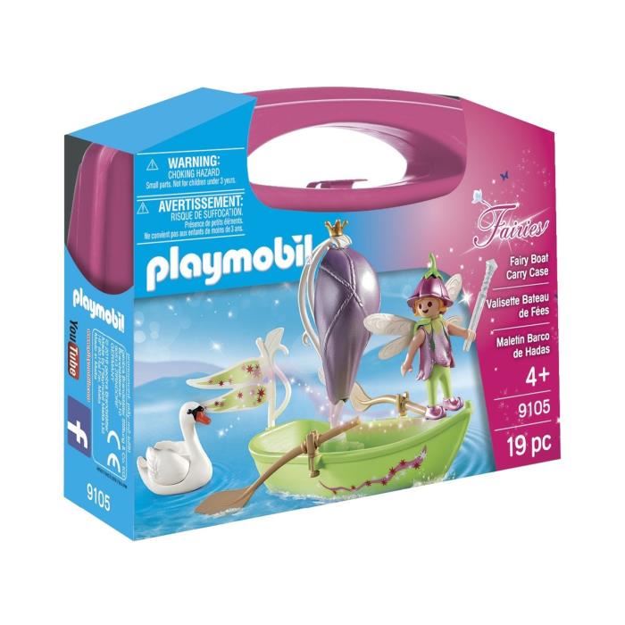 Playmobil Valisette Bateau De Fee - Fairies - Modele 9105