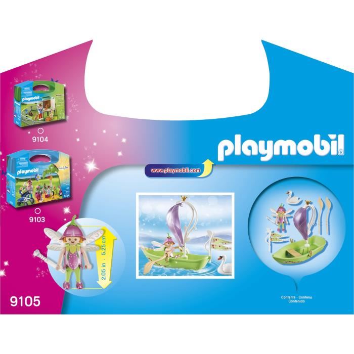 Playmobil Valisette Bateau De Fee - Fairies - Modele 9105