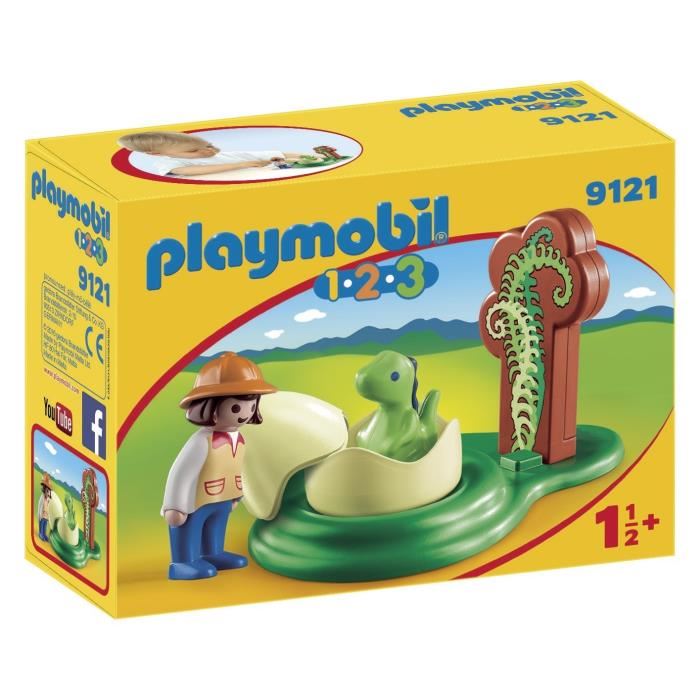 Playmobil 9121 Exploratrice Et Bebe Dinosaure