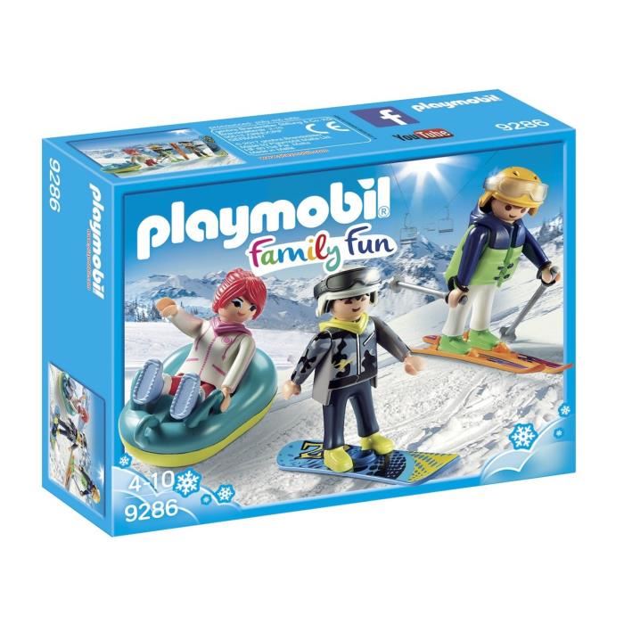 Playmobil - Family Fun Les Sports D'hiver - Vacanciers Aux Sports D'hiver