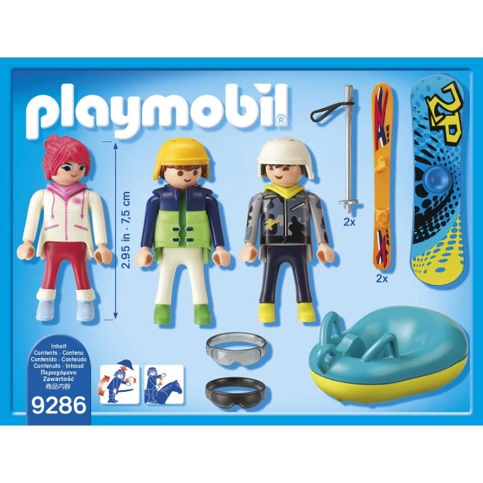 Playmobil - Family Fun Les Sports D'hiver - Vacanciers Aux Sports D'hiver