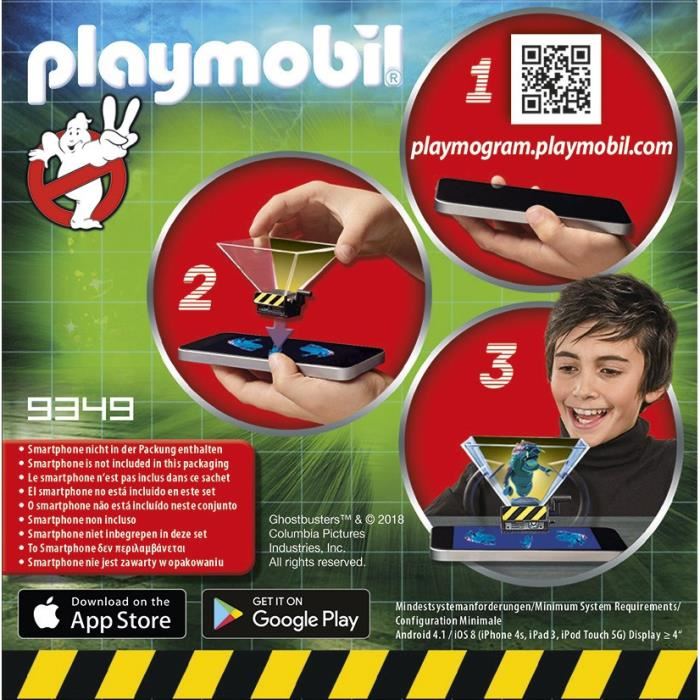 Playmobil 9349 - Ghostbuster - Playmogram 3d - Winston Zeddemore