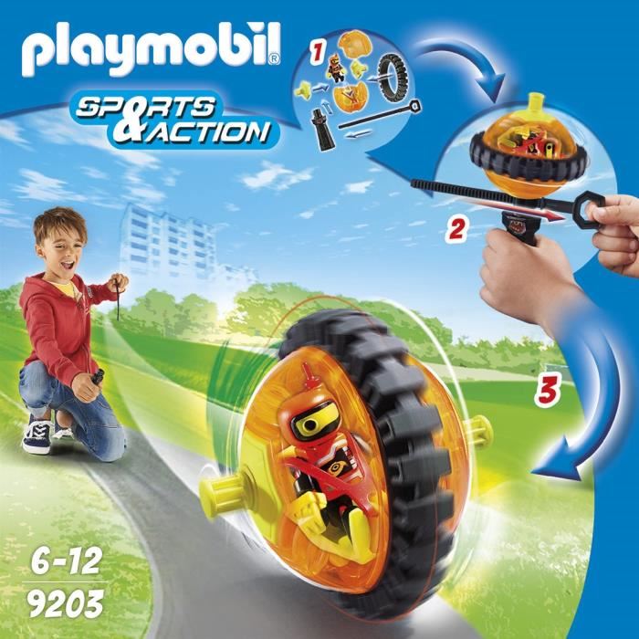 PLAYMOBIL 9203 - Sports & Action - Toupie Orange