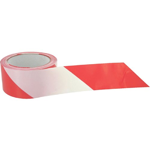 Ruban De Chantier Novap Haute Resistance 100 M X 50 Mm Rouge Et Blanc