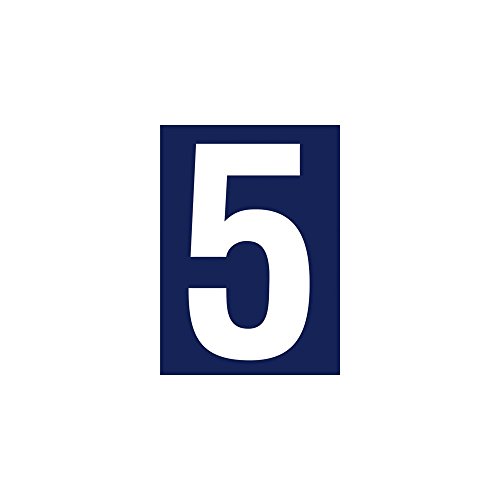 Chiffre 5 en plastique NOVAP