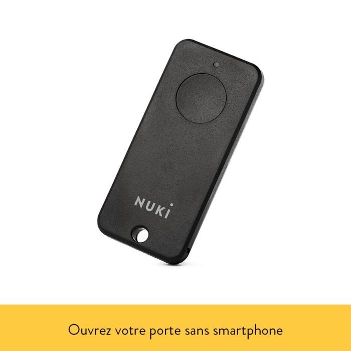 Telecommande Porte Cle Nuki Fob Noir Bluetooth A Cle