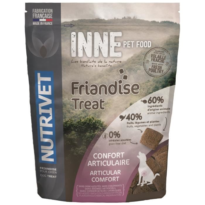 Nutrivet - Friandises INNE Confort Articulaire pour Chiens - 250g