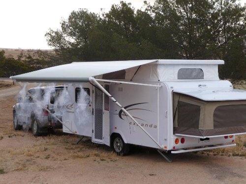 Brumisateur De Terrasse Haute Performance Ofresh - 6m - 6 Buses Laiton - Blanc - Garantie 2 Ans