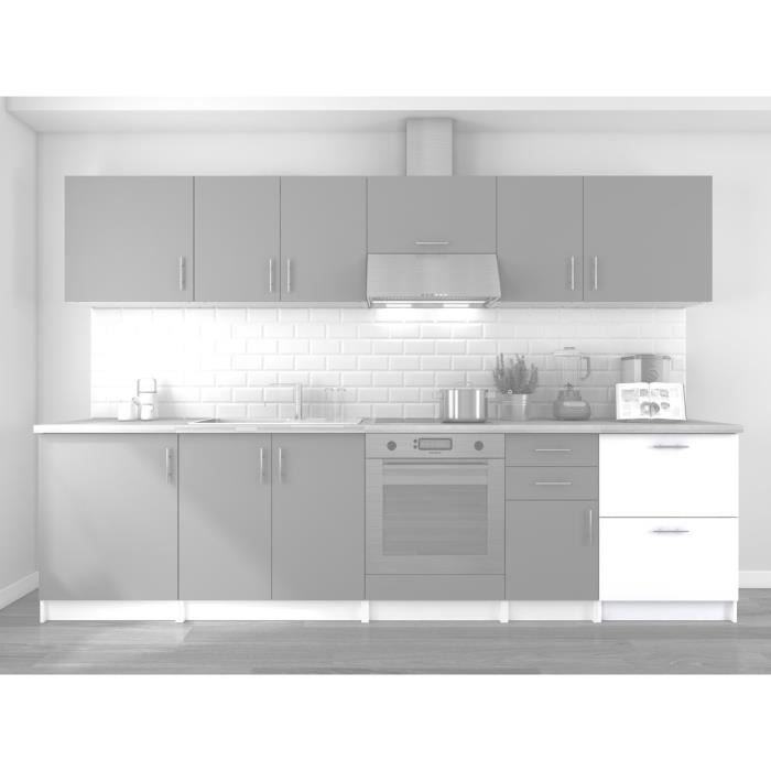 Obi Meuble Casserolier L 60 Cm - Blanc Mat