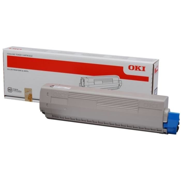 Oki D'origine Oki 46490401 Toner Jaune, 1 500 Pages, 3,91 Centimes Par Page - Remplace Oki 46490401 Toner