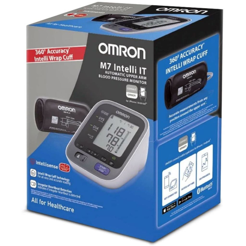 Tensiometre Electronique Au Bras Omron M7-it Bluetooth
