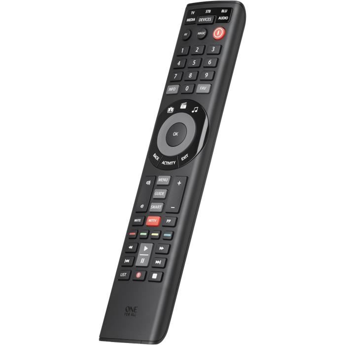 Telecommande Universelle - One For All - Urc7955 - Smart Control 5en1 - Configuration Via Smartphone - Nettv
