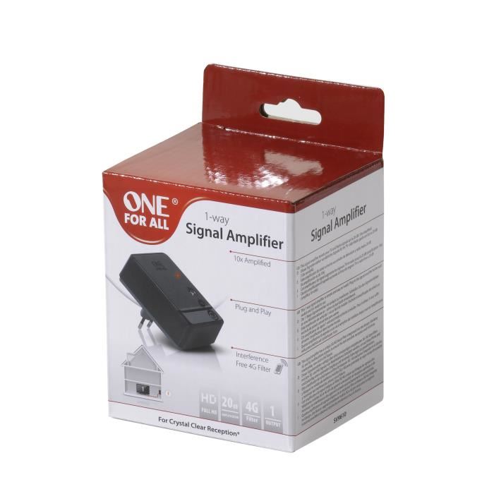 One For All Sv9610 -  Amplificateur De Signal Tv - Noir