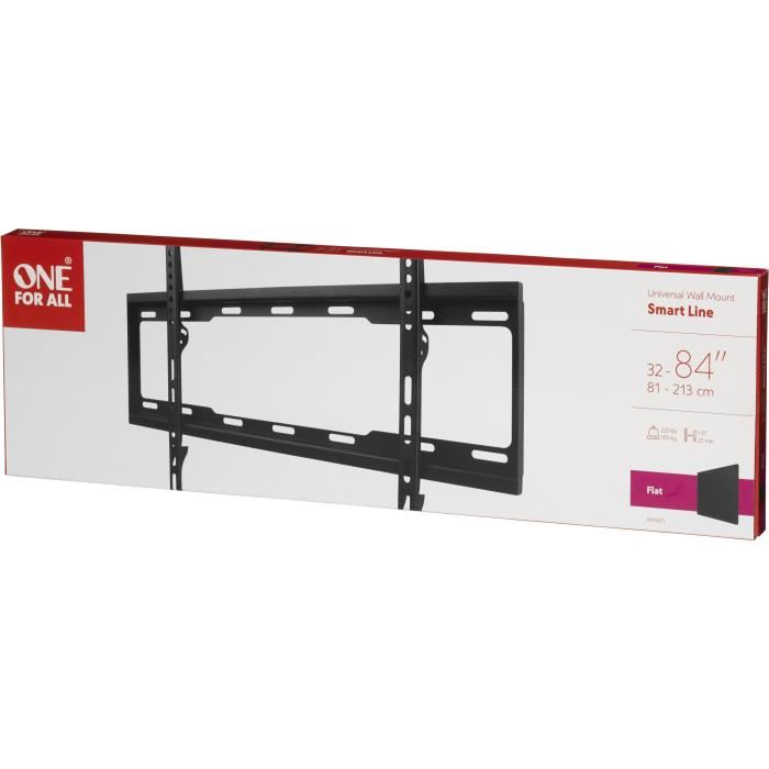 One For All Wm2611 Support Tv Mural Fixe 32 84 Noir