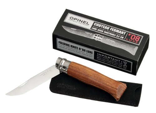 Opinel 226086 Couteau N°8 Luxe Inox Man...