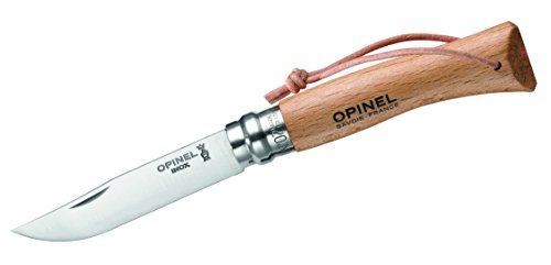 Couteau Pliant Opinel Tradition Inox Baroudeur N°07 Lame 8cm Manche Hetre