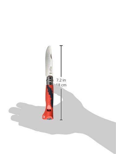 Opinel - N°07 Outdoor Junior Rouge - Co...