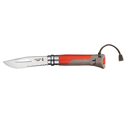 Opinel Couteau Outdoor T8 Terre/rouge Couteaux