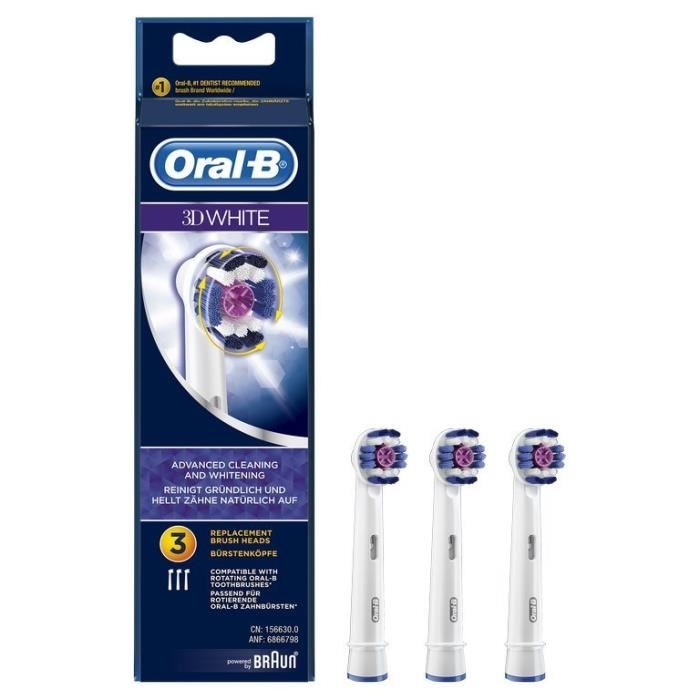 Oral B Brossettes De Rechange Oral-b Pro Bright Eb18x3 Ff - Oral B