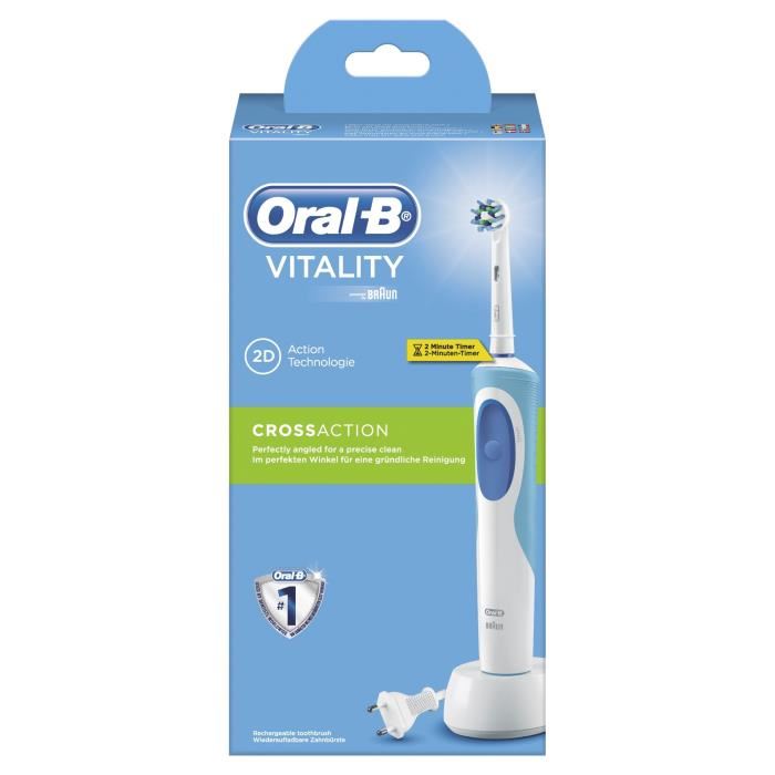 ORAL B Brosse a dents electrique Vitality CrossAction - ORAL B