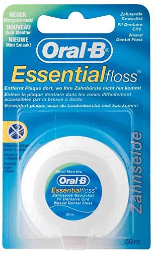 Oral B Fil Dentaire Essential Floss Cire Menthole 50m