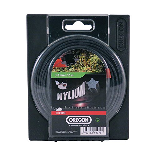 Fil - Oregon - Nylium - Longueur 15 M - Diametre 3 Mm - Utilisation Intensive Debroussailleuse