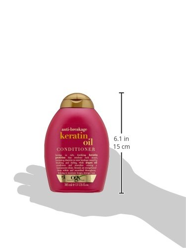 Ogx Apres Shampooing Huile De Keratine - Cheveux Abîmes & Cassants - 385 Ml - Flacon 385 Ml