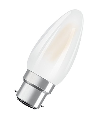 Ampoule LED B22d 230V 4W(=40W) 470lm 2700°K flamme - Osram