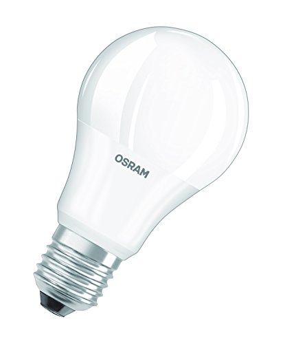 OSRAM Lot de 4 Ampoules LED E27 standard depolie 9 W equivalent a 60 W blanc chaud