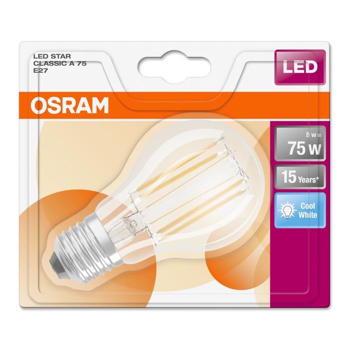 Osram Ampoule Led A Filament | Culot E2 ...