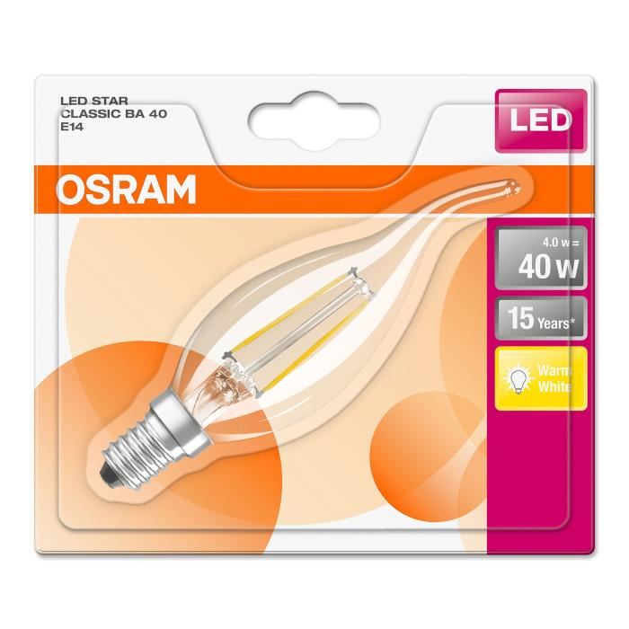 Osram Ampoule Led A Filament | Culot E1 ...