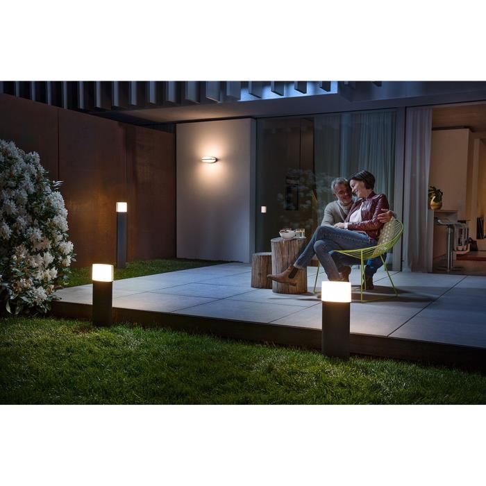 Borne lumineuse LED moderne Endura Style Ellipse