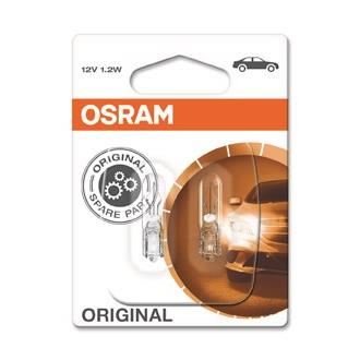 OSRAM Lampe eclairage interieur halogene Original W1,2W