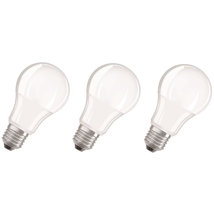Osram Lot De 3 Ampoules Led E27 Standard Depolie 105 W Equivalent A 75 W Blanc Froid