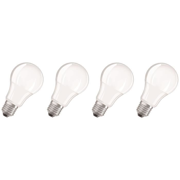 Osram Led Standard Depolie Avec Radiateur 85w60w E27 Chaud Lot De 4