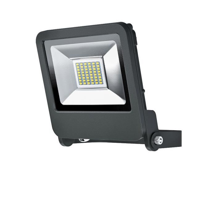 Projecteur Led Endura Flood 30w Detecteur Non Finition Noir