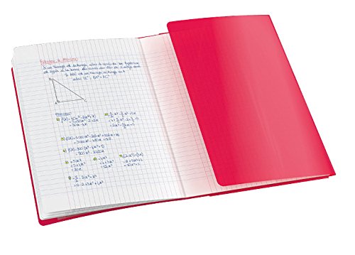 Cahier Easybook Agrafe 24x32 96p 90g Seyes Rouge