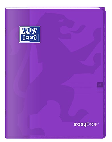 Oxford Cahier Easybook Agrafe - 24 X 32 Cm - 96p Seyes - 90g - Violet