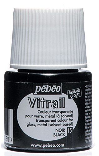 Pebeo 050015 Vitrail 1 Flacon Noir 45 ml