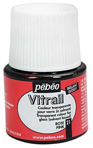 Pebeo 050021 Vitrail 1 Flacon Rose 45 ml