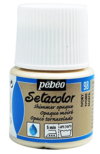 Peinture Textile Pebeo Setacolor Opaque Moire Ivoire N°98