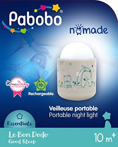Veilleuse - Pabobo - Nomade - Sans Pile Ni Fil - Rechargeable Usb