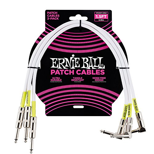 Ernie Ball Jeu De 3 Cables De Raccordem ...