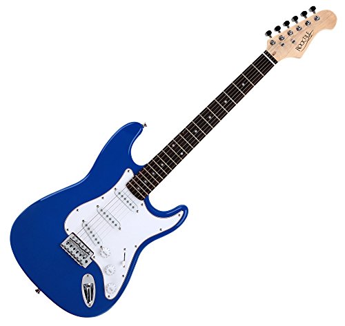 Rocktile Banger's Pack Guitare Electrique Bleu - Kit Avec Ampli De 25 W, Housse, Sangle, Cable, Cordes Et Mediators
