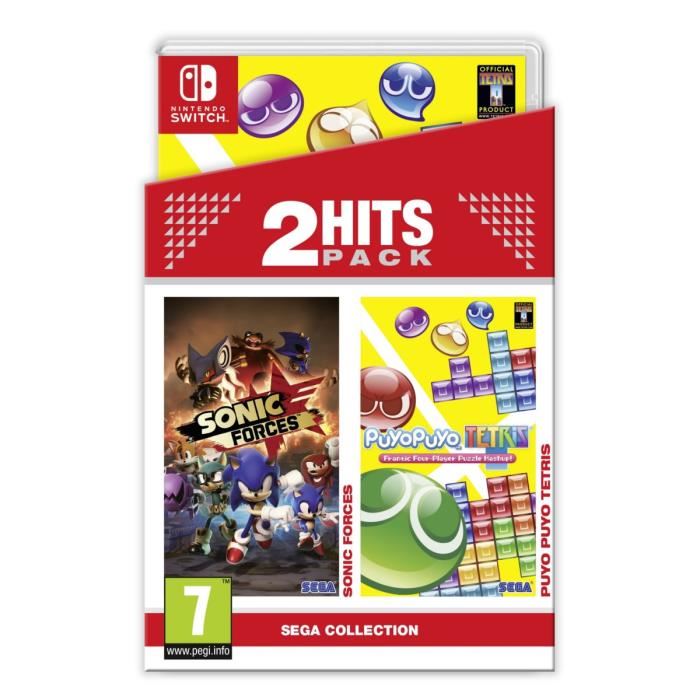 Pack Sonic Forces Puyo Puyo Tetris Jeu Switch Koch Media