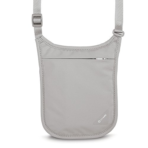 Pacsafe Coversafe X75 Pochette Tour De Cou Antivol RFID - Protection Passeport Et Cartes Sous Les Vêtements