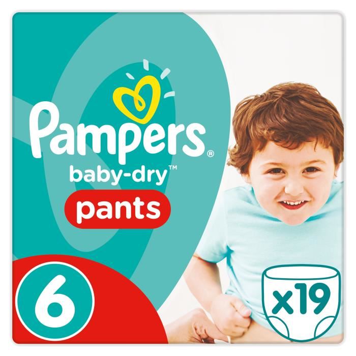 Baby Dry Pants T6 X 19 Pampers