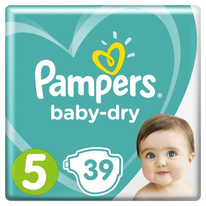 Pampers - Baby Dry - Couches Taille 5 (1...
