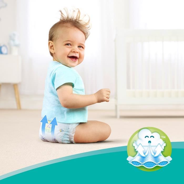 Pampers Baby Dry Taille 7 112 Couches Pack 1 Mois